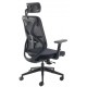 Maldini Black Frame Mesh Posture Ergonomic Chair